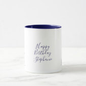 7月誕生月フラワーラークスパー誕生日 マグカップ (中央)