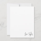 7月誕生月花 ノートカード (正面)