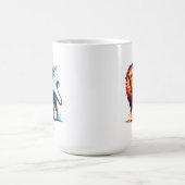 7月誕生月霊獣ライオンの贈り物 コーヒーマグカップ (中央)