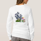 7月誕生花と石 Tシャツ (裏面)