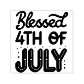 7月賛美4日ゴム印紙 セルフインキングスタンプ (デザイン)