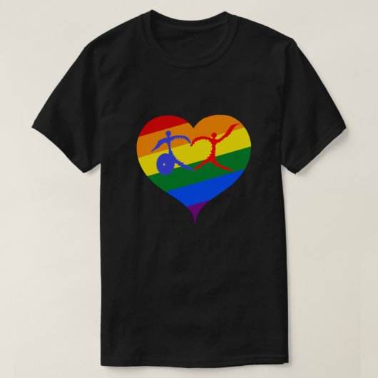 7月障害プライド月Tシャツ Tシャツ (デザイン正面)