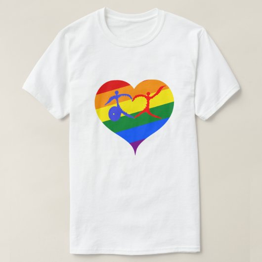 7月障害プライドTシャツ Tシャツ (デザイン正面)