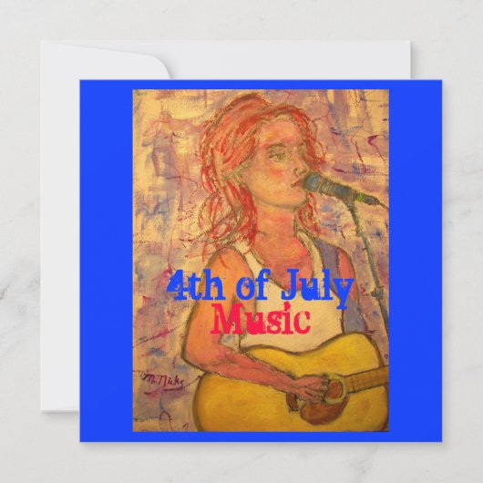 7月音楽の第4 カード (正面)