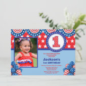 7月1日の最初誕生日の招待状の第4 招待状 (スタンド正面)