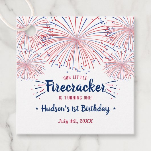 7月1日の誕生日のリトルフィレクラッカー4th フェイバータグ (正面)