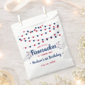 7月1日の誕生日のリトルフィレクラッカー4th フェイバーバッグ (クリップ留めされた状態)