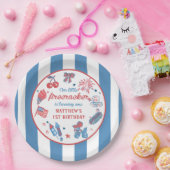 7月1日の誕生日のリトルフィレクラッカー4th ペーパープレート (パーティー)