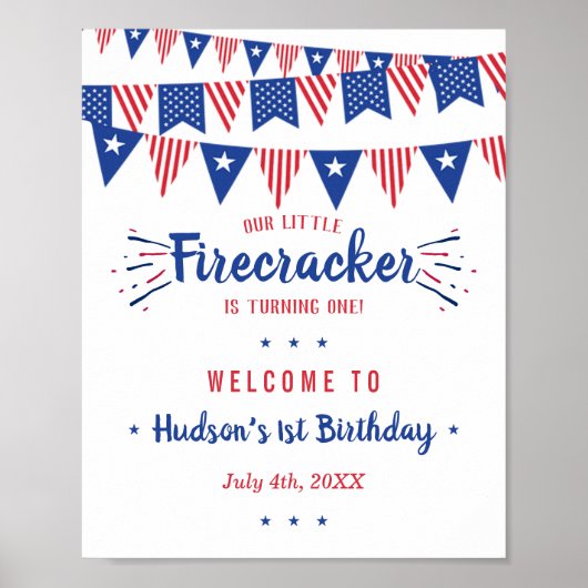 7月1日の誕生日のリトルフィレクラッカー4th ポスター (正面)