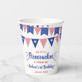 7月1日の誕生日のリトルフィレクラッカー4th 紙コップ (裏面)