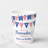 7月1日の誕生日のリトルフィレクラッカー4th 紙コップ (正面)