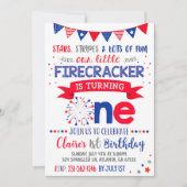 7月1日招待状赤白青 招待状 (正面)