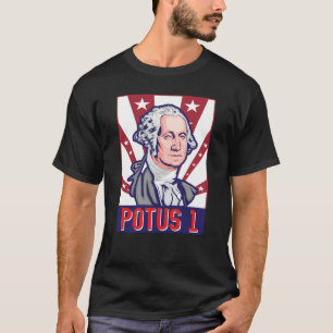 7月1日(火)第4日(日)ワシントン初代大統領 Tシャツ