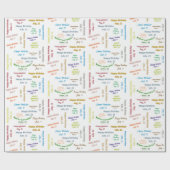 7月11日誕生日ギフト包装紙 ラッピングペーパー (フラット)