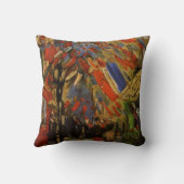 7月14お祝いパリでヴィンセント・ヴァン・ゴッホ クッション (裏面)