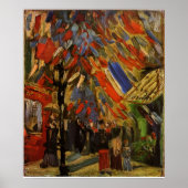 7月14お祝いパリでヴィンセント・ヴァン・ゴッホ ポスター (正面)