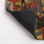 7月14お祝いパリでヴィンセント・ヴァン・ゴッホ マウスパッド (コーナー)