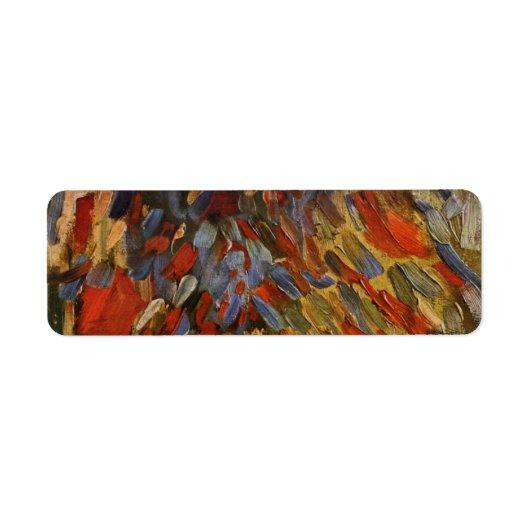 7月14お祝いパリでヴィンセント・ヴァン・ゴッホ ラベル (正面)