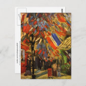 7月14日お祝いインパリバンゴッホファインアート ポストカード (正面/裏面)