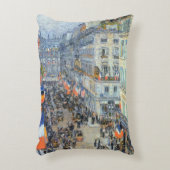 7月14日Rue Daunnou by Childe Hasssam アクセントクッション (正面(垂直))