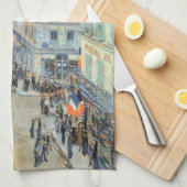 7月14日Rue Daunnou by Childe Hasssam キッチンタオル (四つ折り)