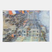 7月14日Rue Daunnou by Childe Hasssam キッチンタオル (横)