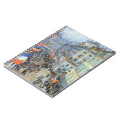 7月14日Rue Daunnou by Childe Hasssam ノートブック (左側)