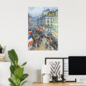 7月14日Rue Daunnou by Childe Hasssam ポスター (ホームオフィス)