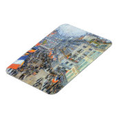 7月14日Rue Daunnou by Childe Hasssam マグネット (左側)