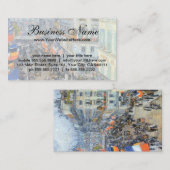 7月14日Rue Daunnou by Childe Hasssam 名刺 (正面/裏面)