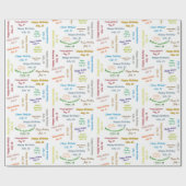 7月16日誕生日ギフト包装紙 ラッピングペーパー (フラット)