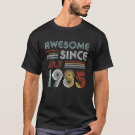 7月1985日の第34誕生日以来素晴らしいヴィンテージ Tシャツ
