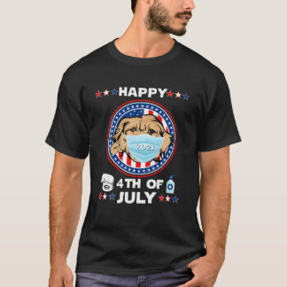 7月2日の第4日にマスクで愛犬コックパオ Tシャツ