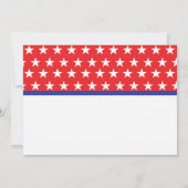 7月2日の4日誕生日招待状 招待状 (裏面)