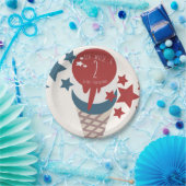 7月2日バースアイスクリームスターズ4日 ペーパープレート (パーティー)