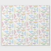 7月20日誕生日ギフト包装紙 ラッピングペーパー (フラット)