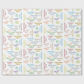 7月26日誕生日ギフト包装紙 ラッピングペーパー (フラット)