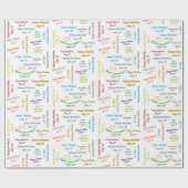 7月27日誕生日ギフト包装紙 ラッピングペーパー (フラット)