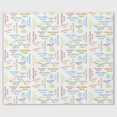 7月30日誕生日ギフト包装紙 ラッピングペーパー (フラット)