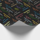 7月31日誕生日ギフト包装紙 ラッピングペーパー (角)