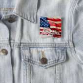 7月4日おめでとう アメリカ独立記念日 缶バッジ (インサイチュ)