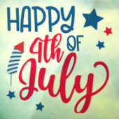 7月4日おめでとう ウィンドウサイン (シート3)