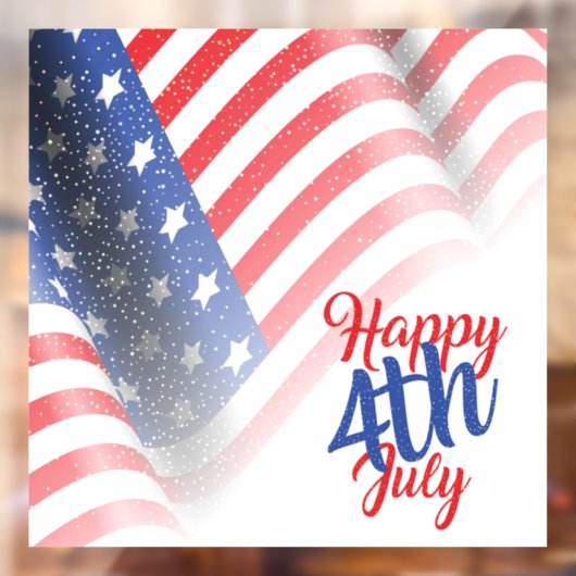 7月4日おめでとう ウィンドウサイン (シート2)