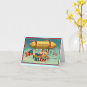 7月4日おめでとう カード (黄色い花)