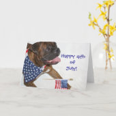 7月4日おめでとう カード (黄色い花)