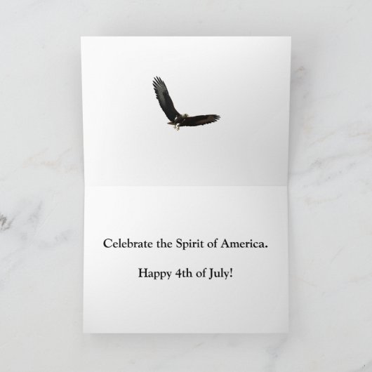 7月4日おめでとう カード (内部)