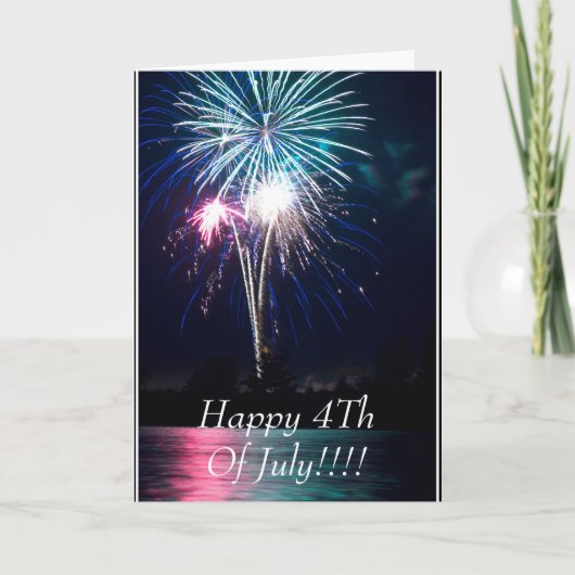 7月4日おめでとう!!!! カード (正面)