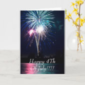 7月4日おめでとう!!!! カード (黄色い花)