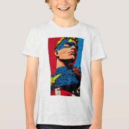 7月4日おめでとう キッズTシャツ アメリカ国旗 トライブレンドTシャツ