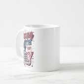 7月4日おめでとう コーヒーマグカップ (正面左)